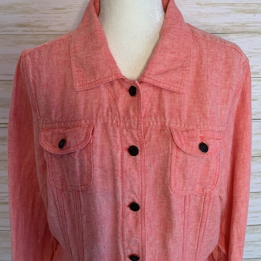 J. Jill Linen Jacket - Picture 2 of 9